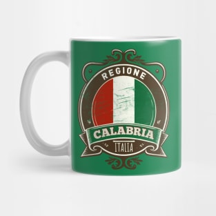 Region Calabria Italia - Original Retro Design Mug